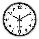 Reloj XFM analógico de 8 pulgadas silencioso para dormitorio, lectura clara desde la distancia.