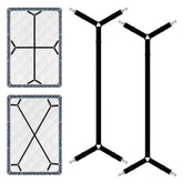 Xunesip cintas cama 2 piezas: fijación segura para esquinas de sábanas.