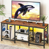 YGEOMER mueble para televisor con luces cambiantes para ambientar la sala