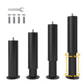 Patas de cama ajustables Yireehome elevan la cama para facilitar la limpieza