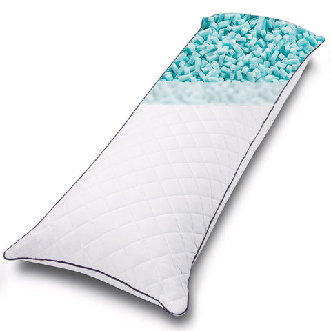 1 MIDDLE ONE almohada corporal inserto de espuma viscoelástica para soporte cómodo.