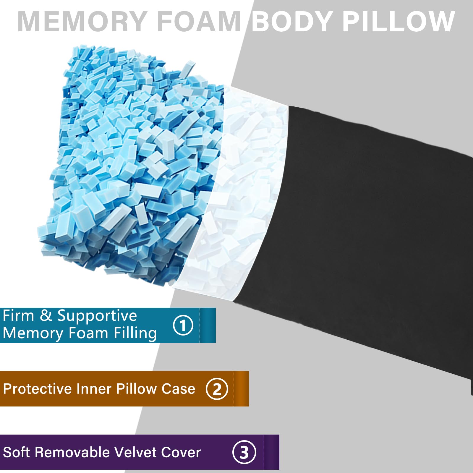 1 MIDDLE ONE funda terciopelo negro para mayor durabilidad y estilo en el dormitorio.