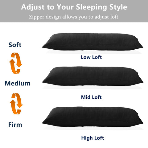 1 MIDDLE ONE ventilacion-almohada-larga para mejor flujo de aire y sueño cómodo.