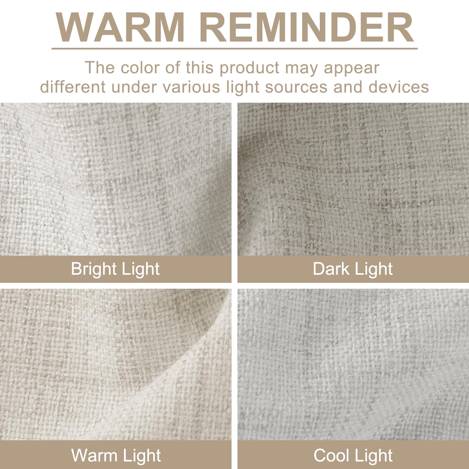 Aislamiento térmico y reducción de ruido con tejido opaco 100% Blackout Shield