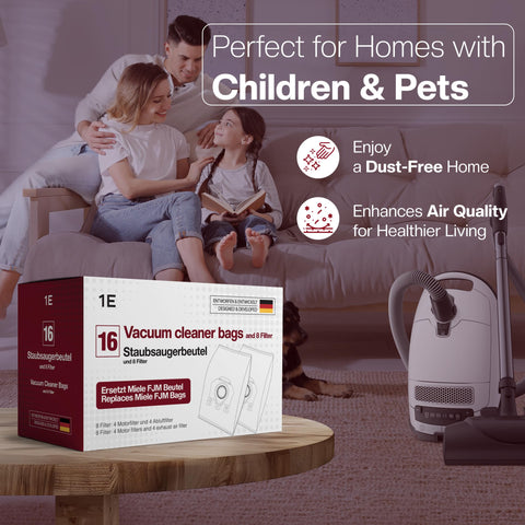 1E collar auto-sellante facilita desechar polvo sin ensuciarse.