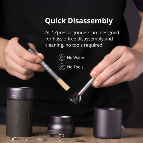 1Zpresso J-Ultra dial de ajuste preciso para control fino.