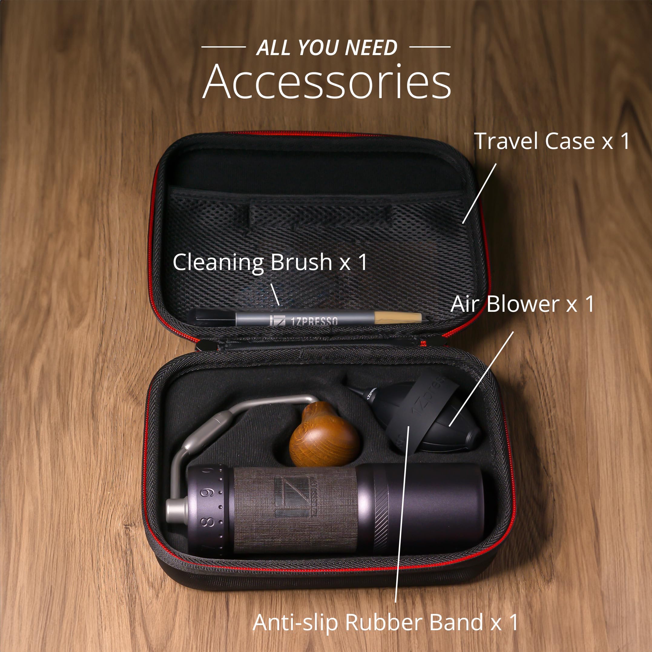 1Zpresso J-Ultra limpieza fácil con desmontaje sin herramientas.