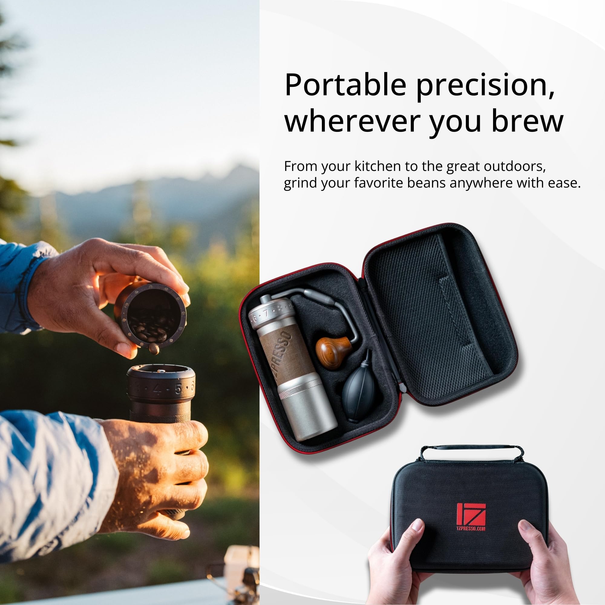 Apto para métodos de preparación variados con 1Zpresso K-Ultra