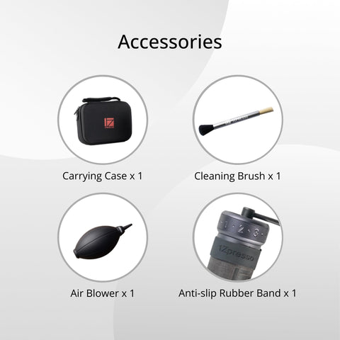 Calibración segura de la muela en 1Zpresso K-Ultra