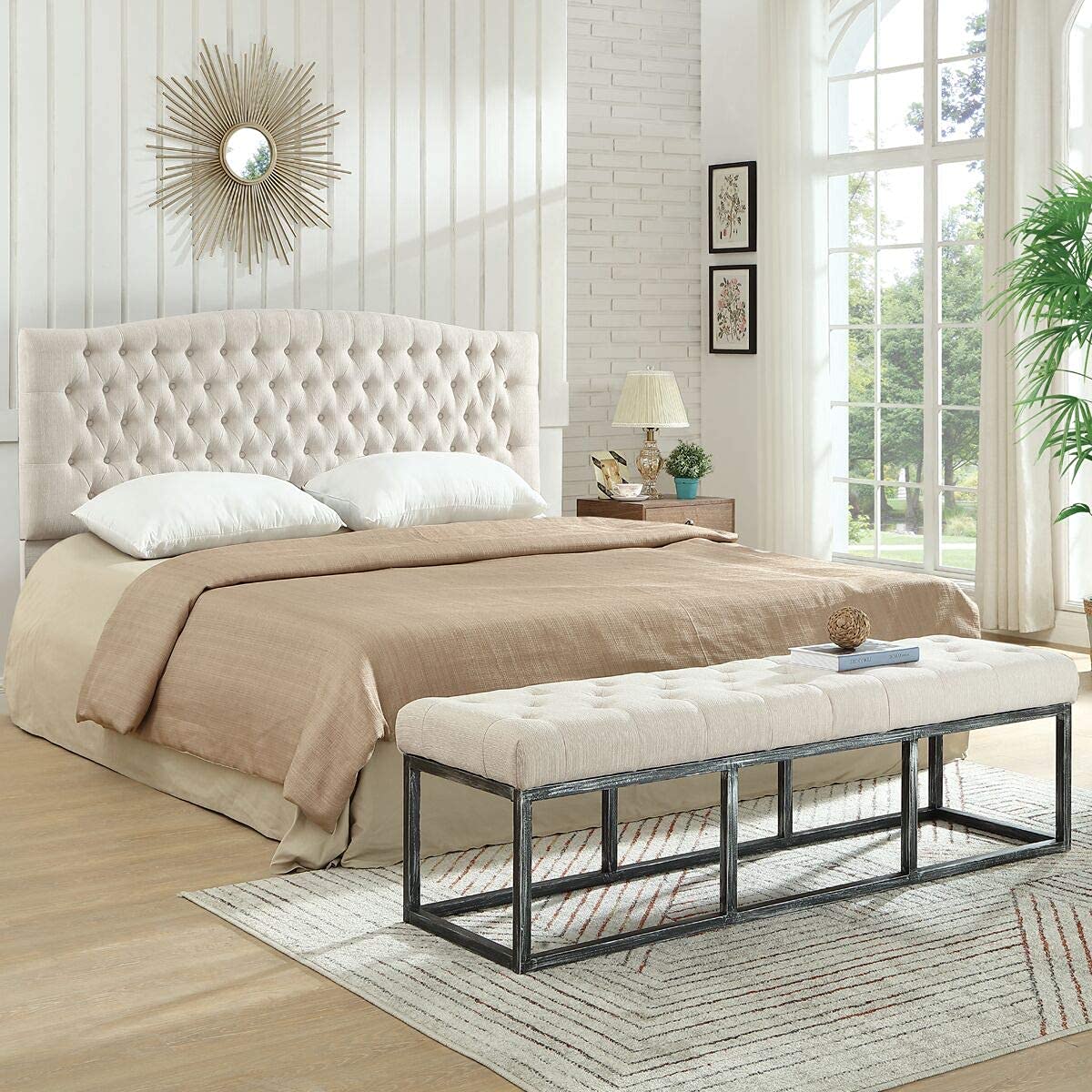 Dimensiones King/Rey de California del cabezal 24KF para camas grandes