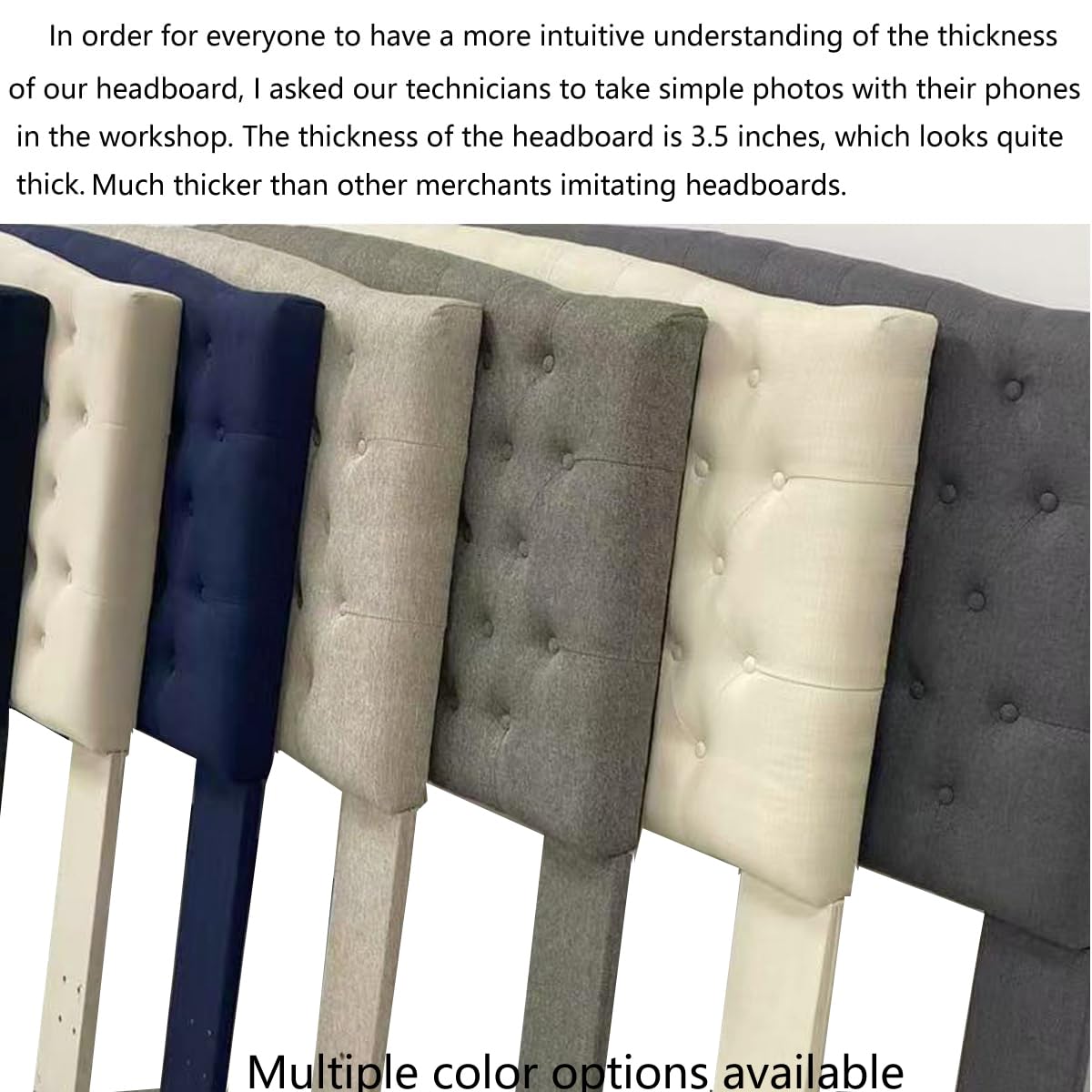 Materiales: lino y espuma TB117, diseño cómodo y seguro de 24KF