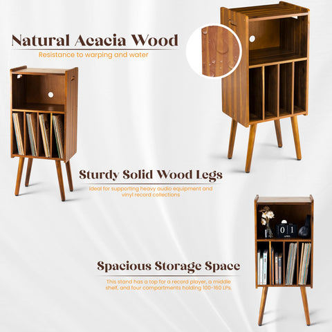 2BHOME almacenamiento vinilos 100 discos, organización rápida y ordenada.