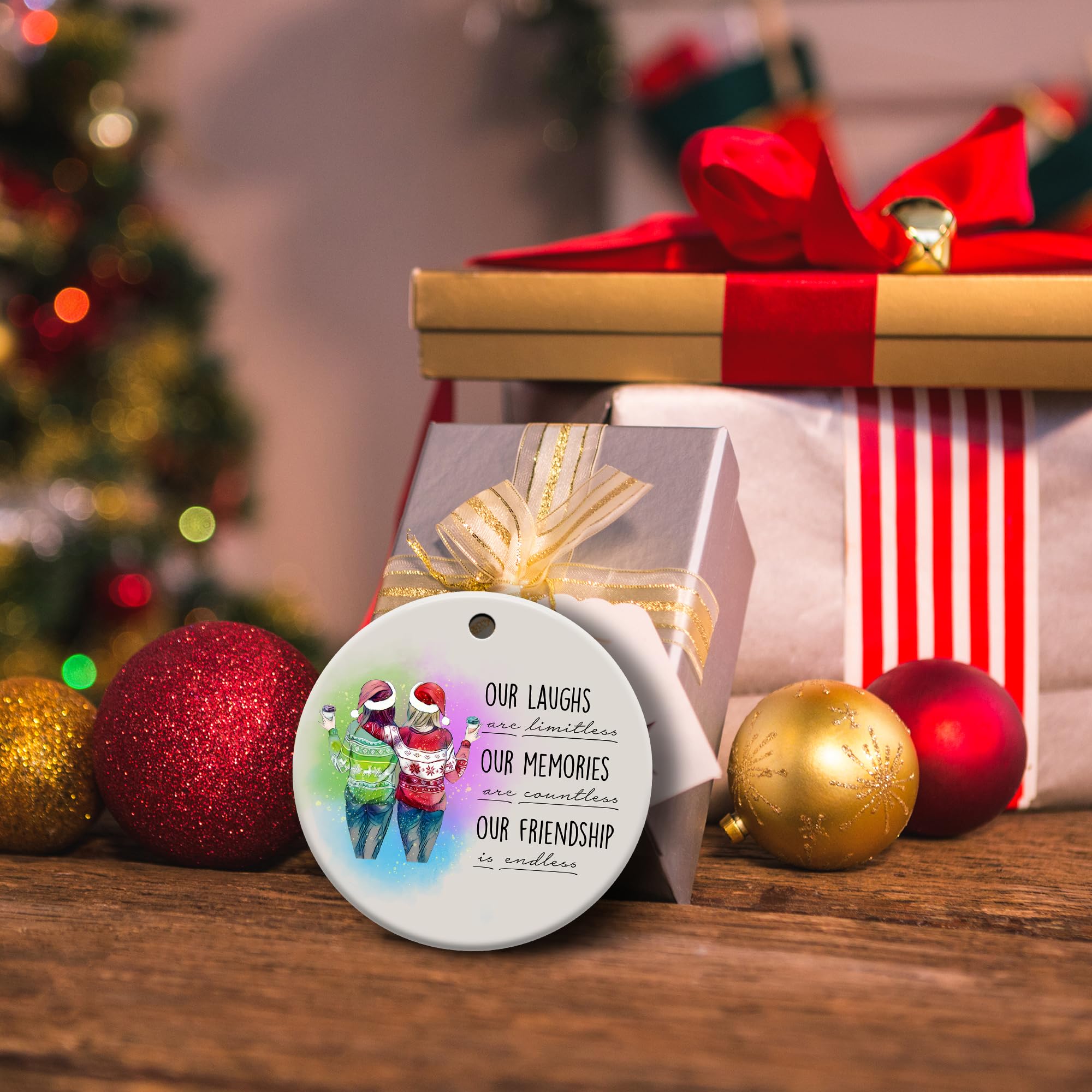 35VDragon ornamento cerámico-para-arbol-navidad, diseño clásico para tu decoración.