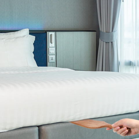 Aeaocvo acabado madera natural, superficie lisa que cuida las sábanas.