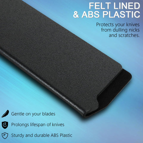 Aeaocvo apertura en ángulo facilita liberar y guardar cuchillos en segundos.