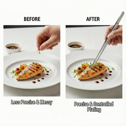 Fácil limpieza y almacenamiento gracias al acero inoxidable de Afwqm.