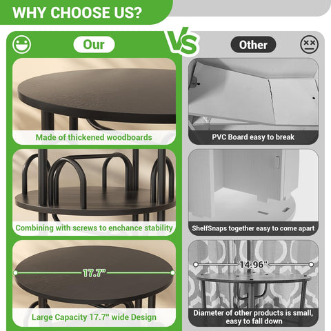 Aheaplus Amplia capacidad para libros, discos y juguetes.