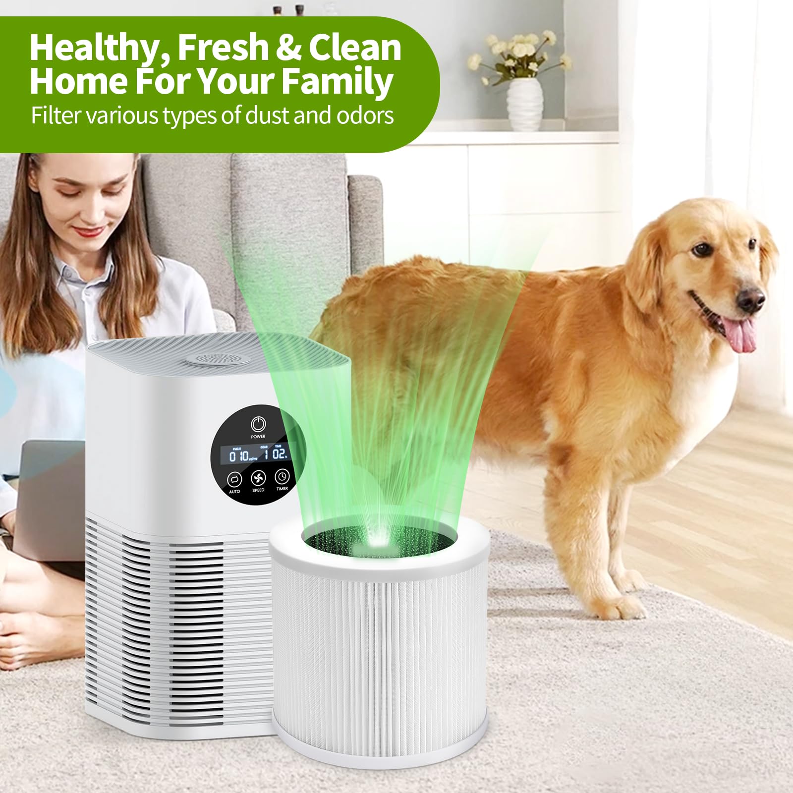 Conjunto de cuatro filtros con buena relación calidad precio.