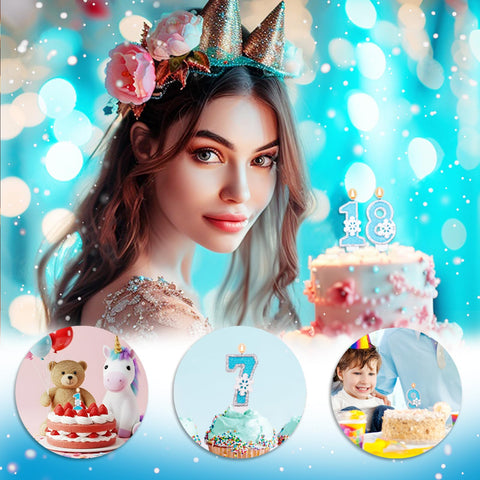 Soporte estable para velas AKURIEEY, fácil colocación en pasteles y cupcakes