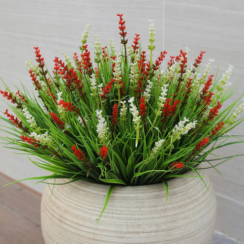 alyptus decoracion patio artificial blanco, opción versátil para interiores y exteriores