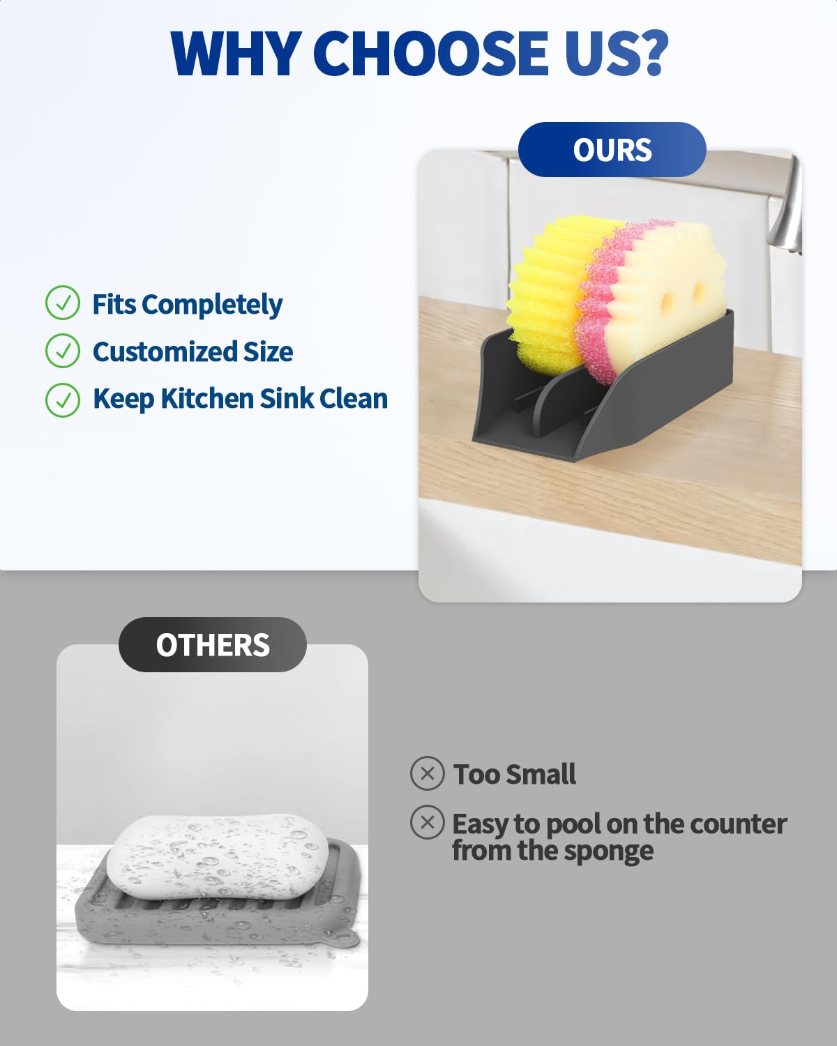 Amazyc-US diseño multiusos mantiene orden en cocina y baño.