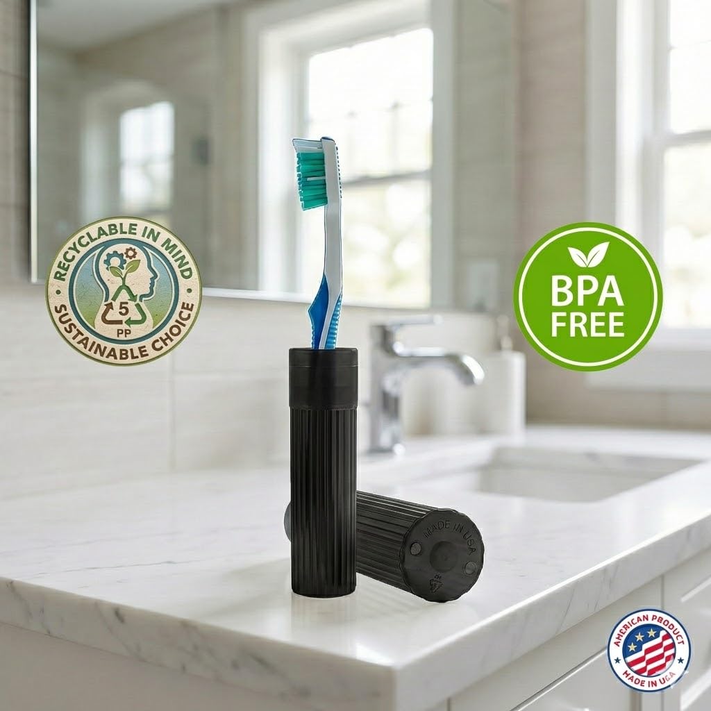 Estuche de viaje para cepillos, compacto de American Comb