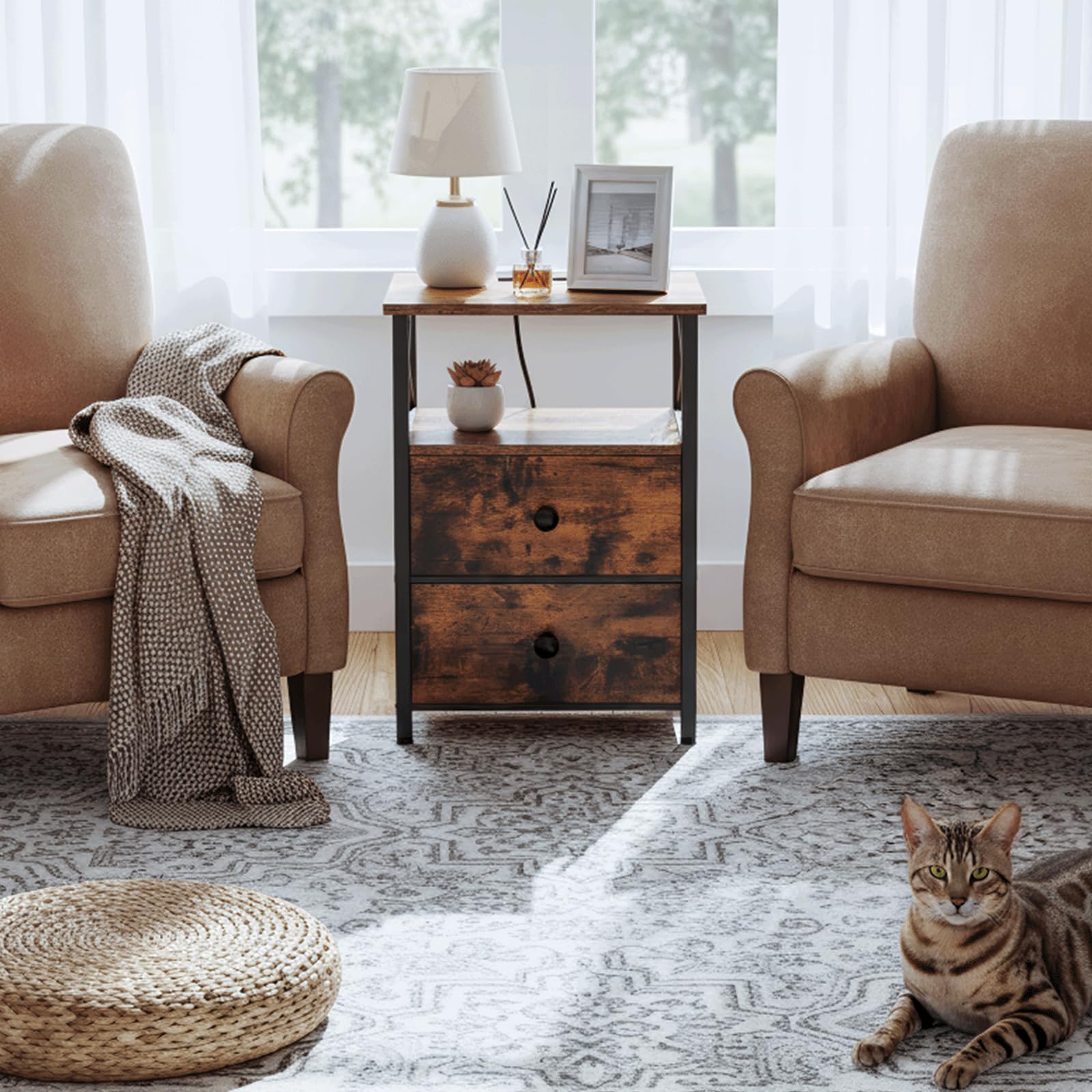 AMHANCIBLE acabado rústico que aporta estilo atemporal