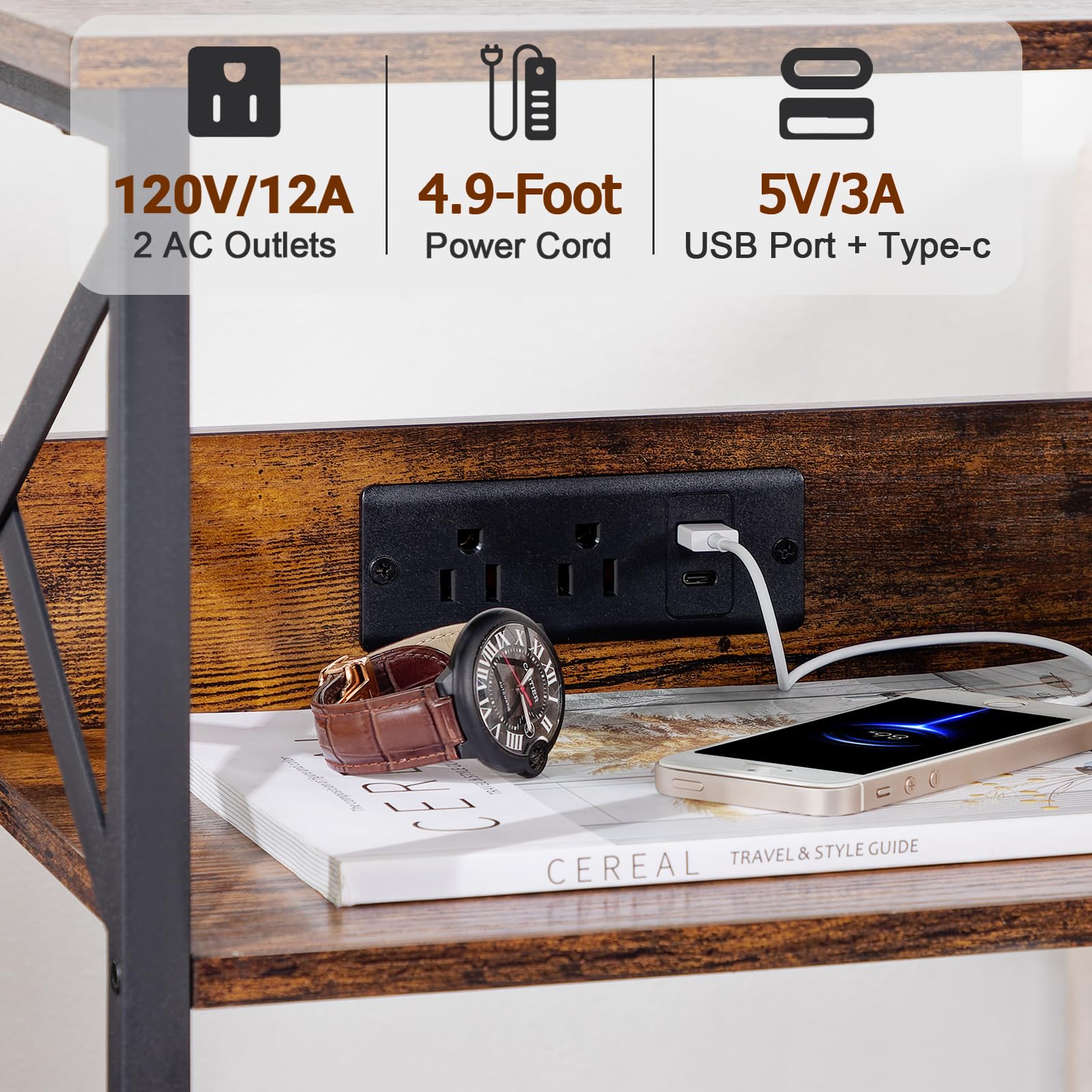 AMHANCIBLE almacenamiento para vinilos hasta 100 álbumes, organización práctica