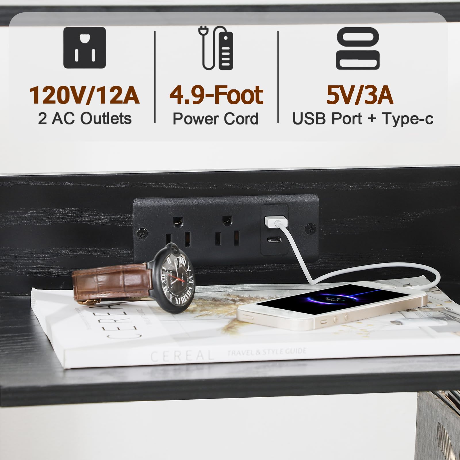 AMHANCIBLE diseño compacto y duradero: ideal para espacios pequeños