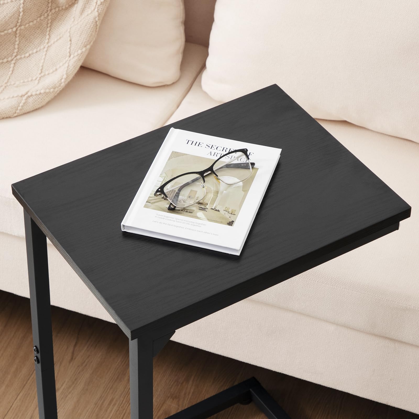 AMHANCIBLE mesa C para dormitorio, uso nocturno y portátil