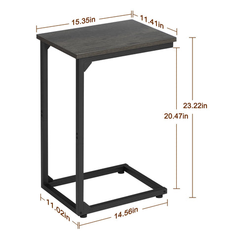 AMHANCIBLE mesa lateral para portátil, estación de trabajo rápida al salir del sofá.