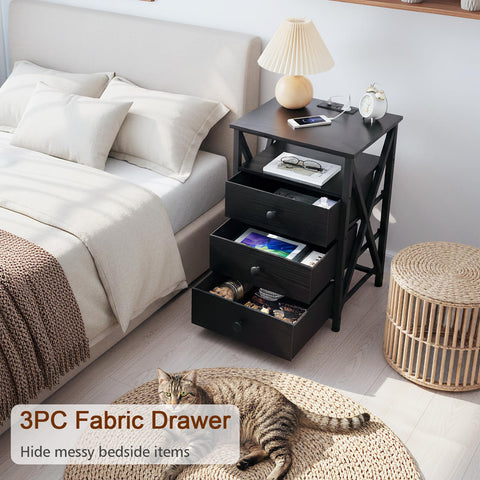 AMHANCIBLE cajones de tela para almacenamiento suave y práctico