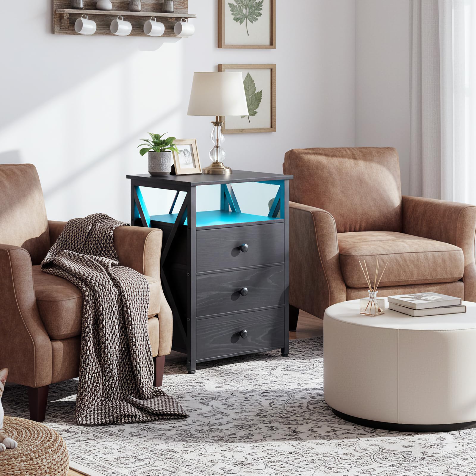 AMHANCIBLE superficie negra de alta durabilidad y estilo moderno