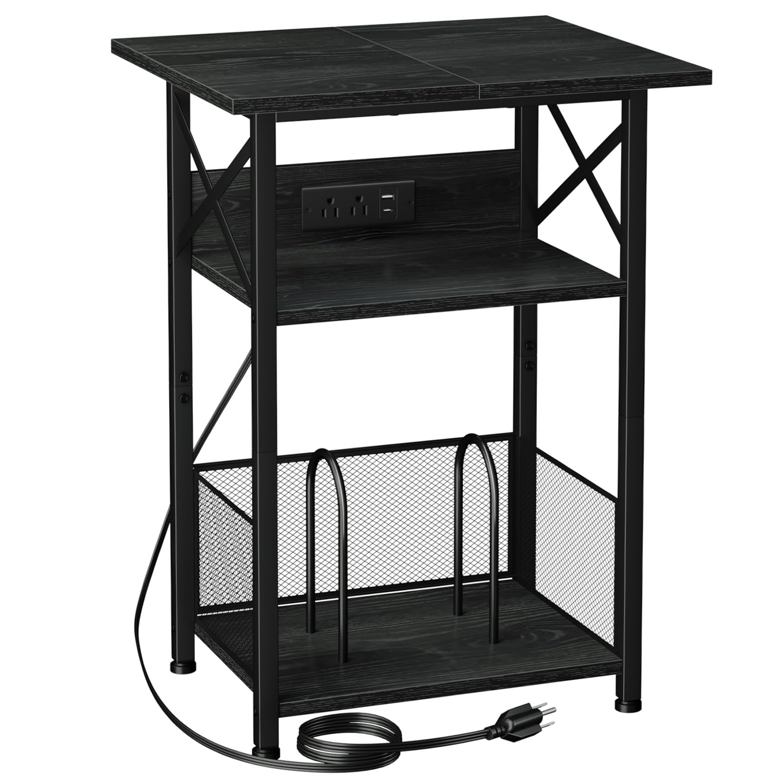 AMHANCIBLE soporte-reproductor-vinilos-con-estacion-carga: ideal para cargar dispositivos durante la sesión