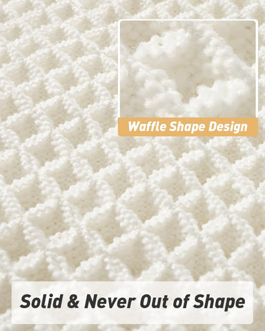 AMOAMI Waffle Runner Rug lavado a máquina facilita la limpieza.