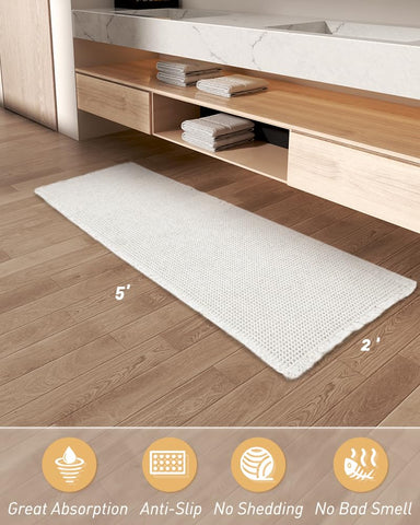 AMOAMI respaldo antideslizante: base estable para el baño