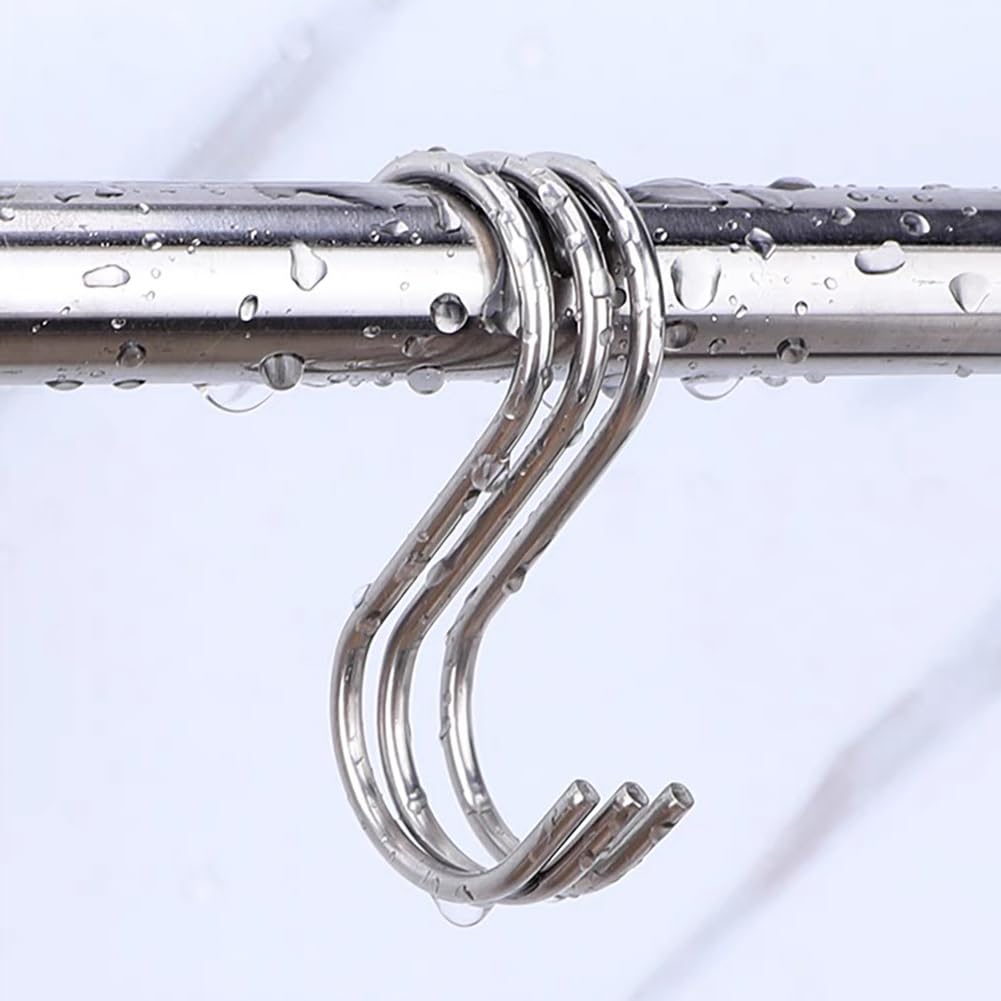 AMZFULY gancho en S para toallas de baño, secado organizado