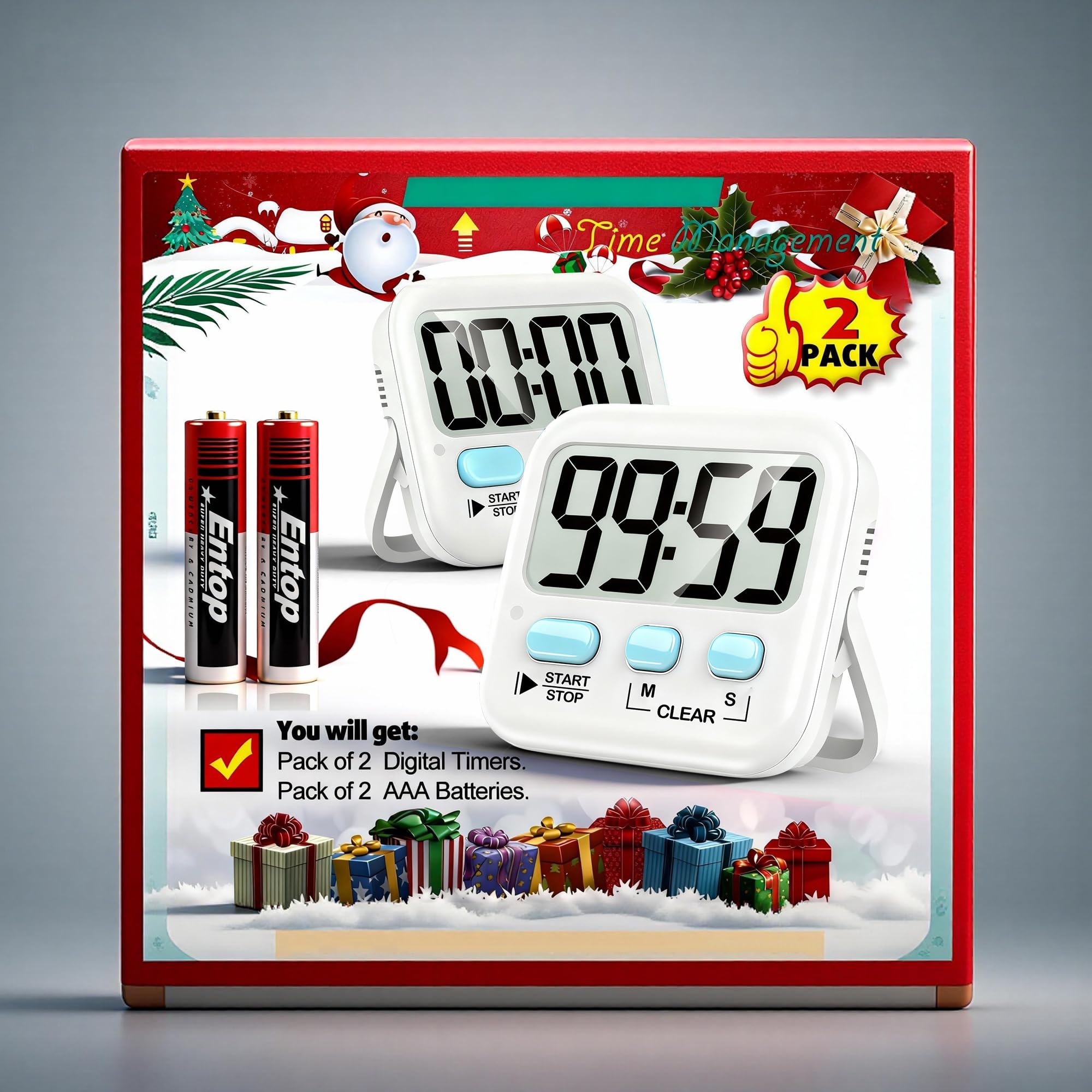 Antonki temporizador para horno y huevos hervidos, fácil de controlar.