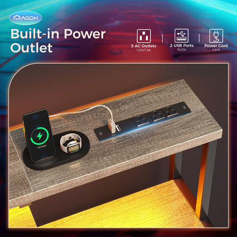 AODK Estantería reversible con alturas ajustables para organización.