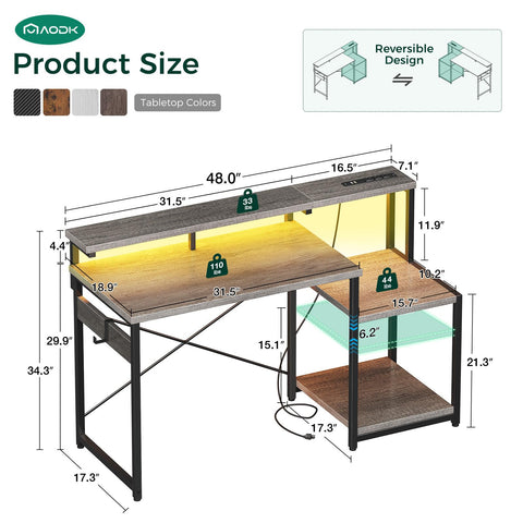 AODK Superficie de fibra de carbono resistencia a arañazos y limpieza fácil.