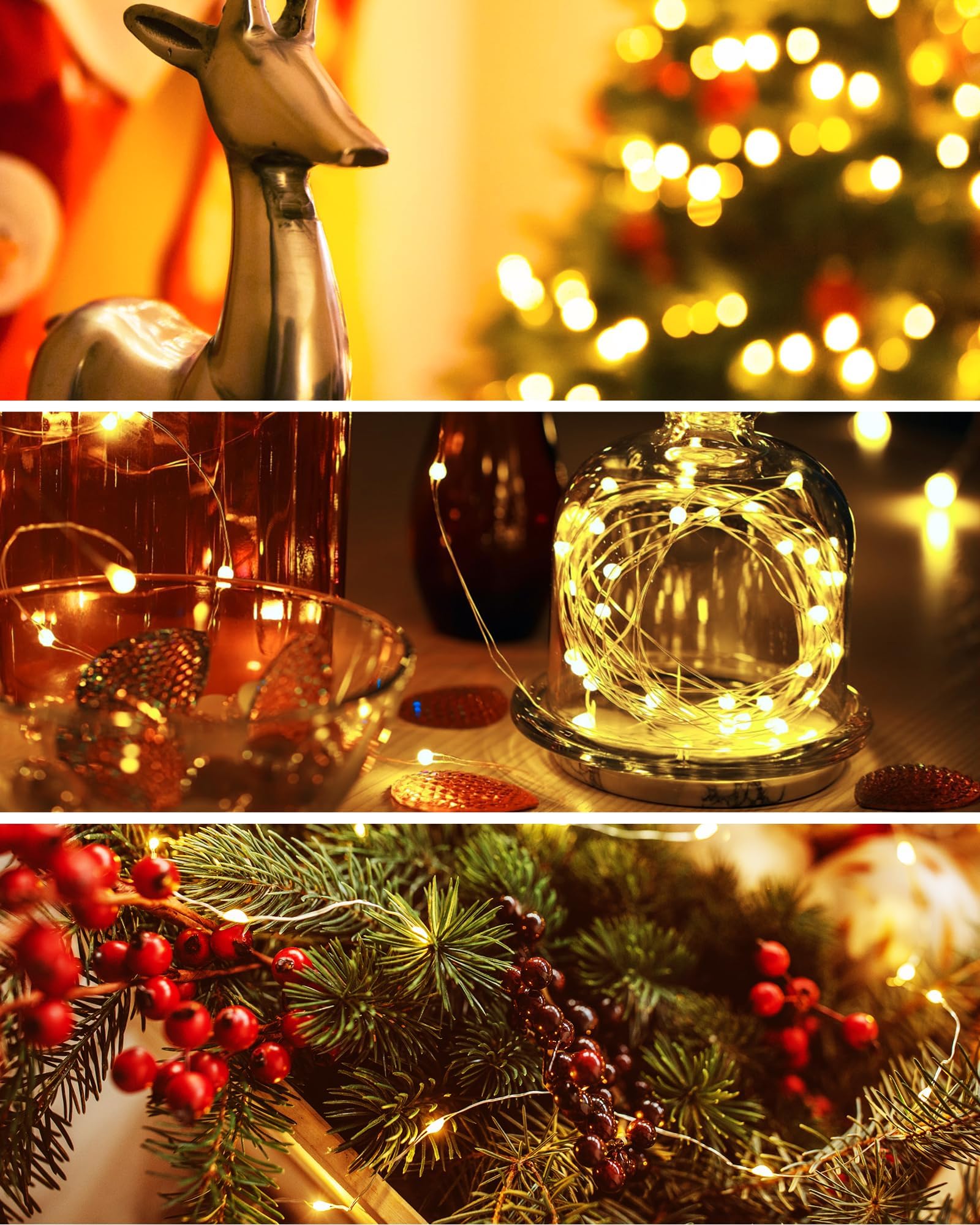 AOZOPE decoración para eventos navidad y fiestas con luz agradable