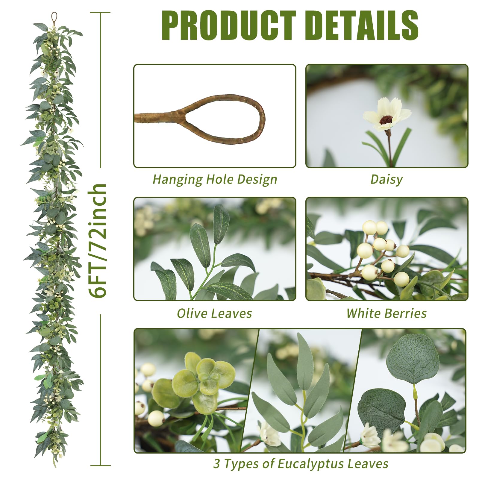 Artgar guirnalda con luces cálidas para ambiente suave.