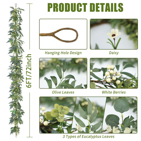 Artgar guirnalda con luces cálidas para ambiente suave.