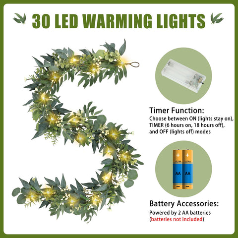 Artgar guirnalda de seda y plástico para exterior.