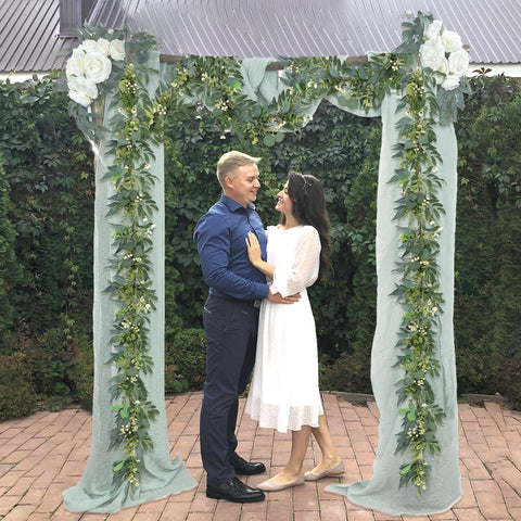 Artgar guirnalda apta para uso en arcos de bodas y fondos.