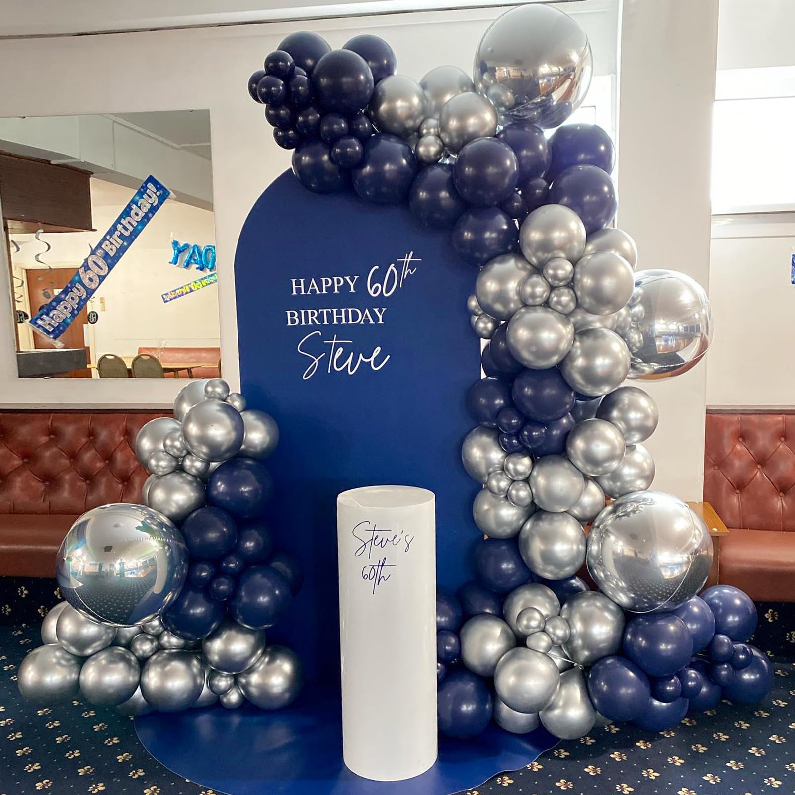 Awenztech cinta azul de 33 pies para completar la decoración