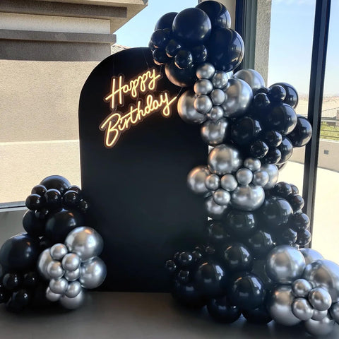 Globo de látex negro Awenztech, duradero y resistente.