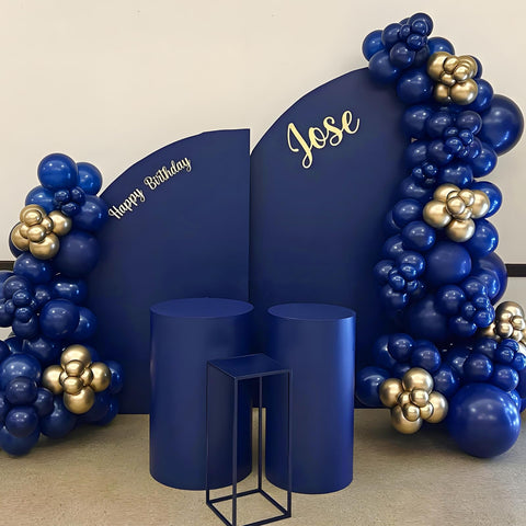 Guirnalda de globos awenztech azul marino para cumpleaños.