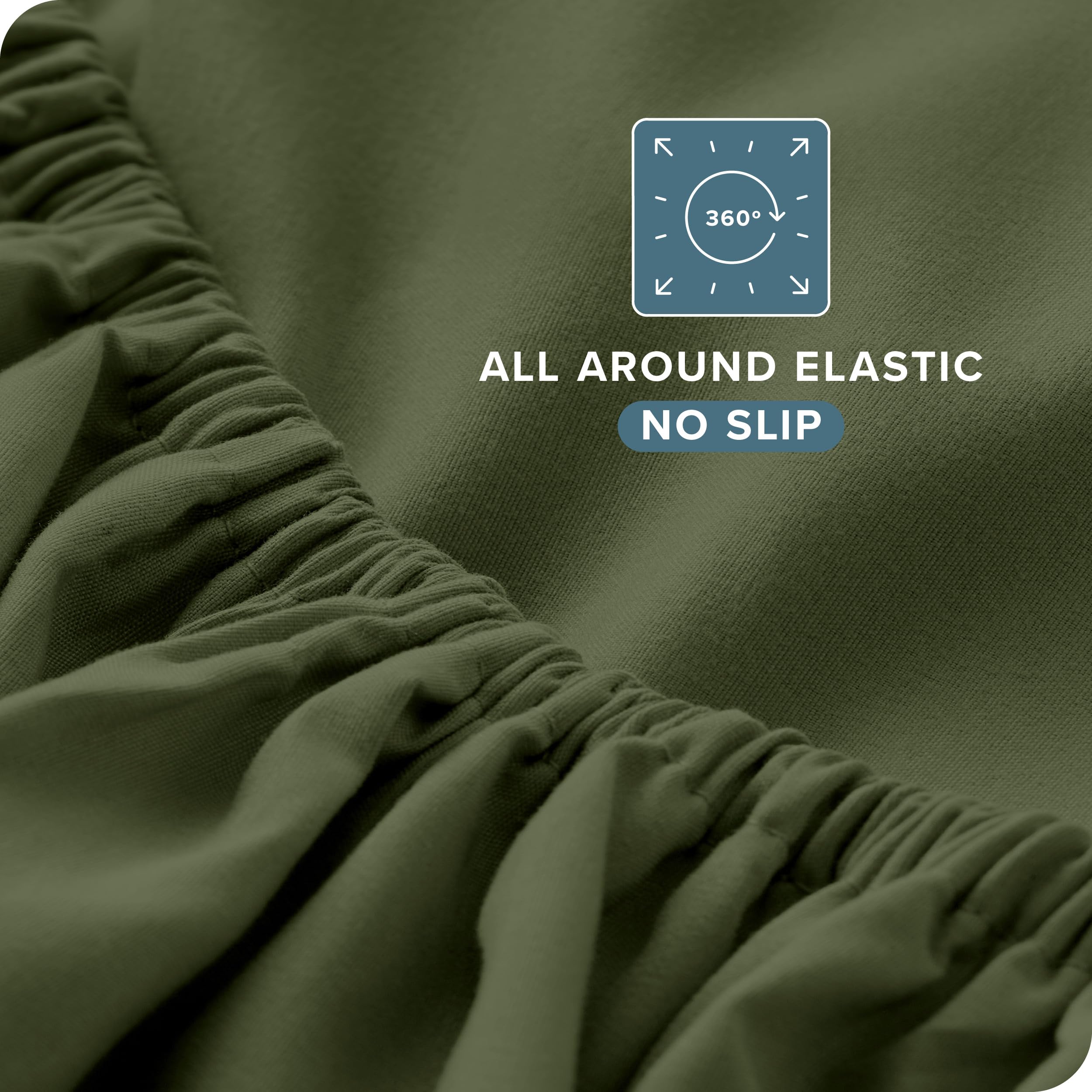 Bare Home sábanas Reina certificadas OEKO-TEX para seguridad