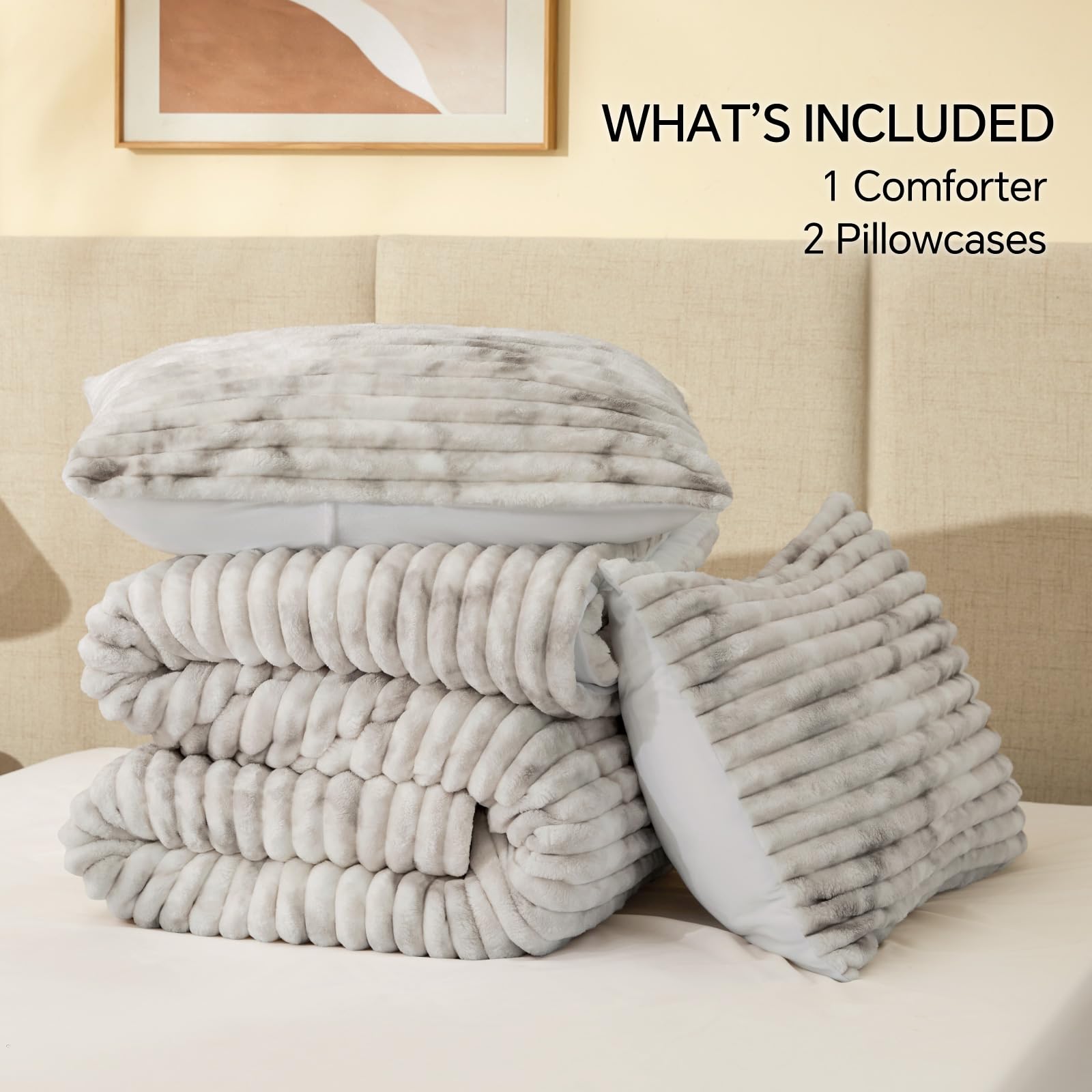 BEDELITE juego de invierno, colcha cálida y suave para noches frías